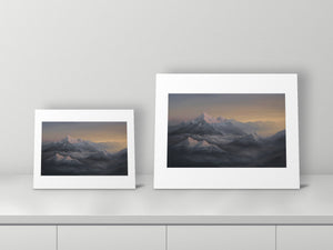 Between Eternity by Mel P, 11x14 and 16x20 prints side by side