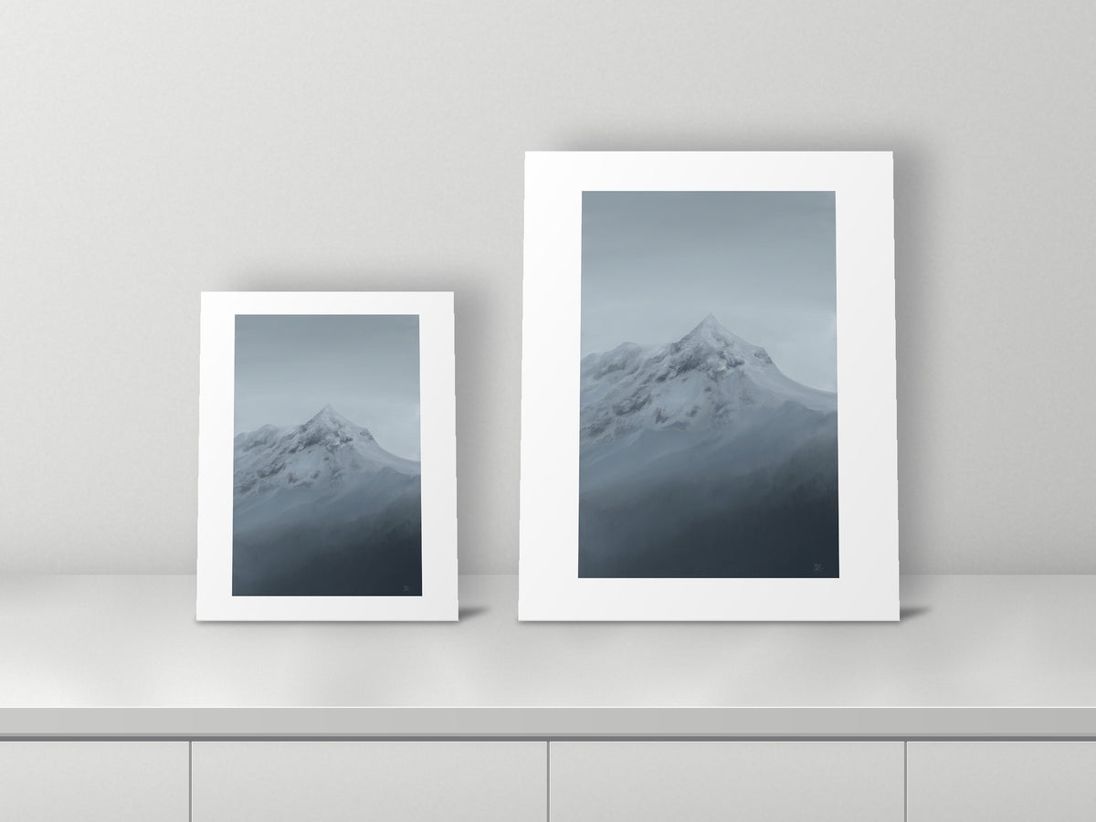 An Elusive Illusion by Mel P, 11x14 and 16x20 prints side by side