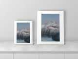 Garibaldi & the Tuya by Mel P, 11x14 and 16x20 prints side by side