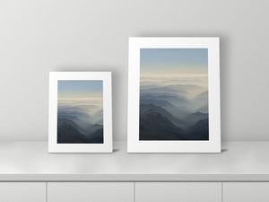 Hue Study I by Mel P, 11x14 and 16x20 prints side by side