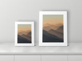 Hue Study II by Mel P, 11x14 and 16x20 prints side by side