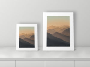 Hue Study II by Mel P, 11x14 and 16x20 prints side by side