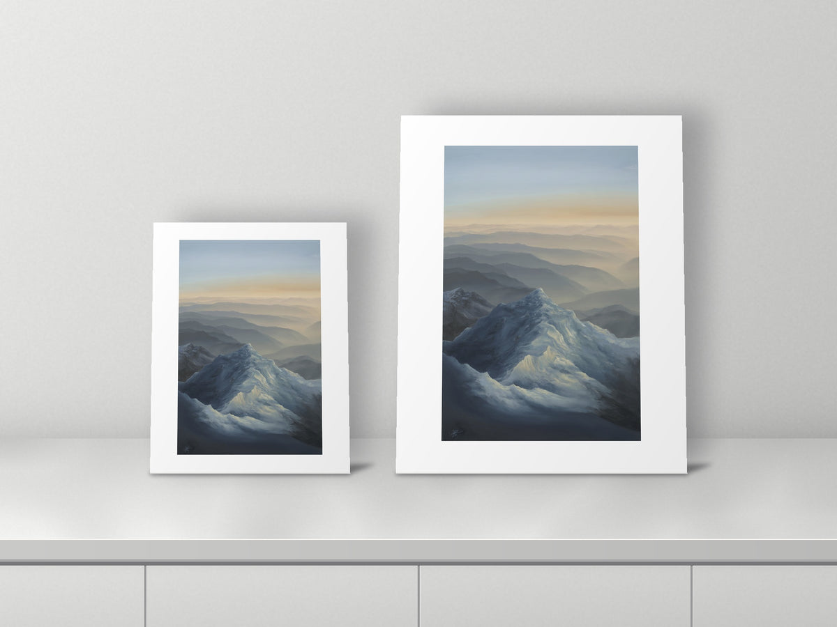 Illuminating Promises by Mel P, 11x14 and 16x20 prints side by side