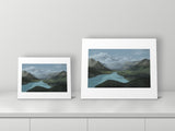 Peyto II by Mel P, 11x14 and 16x20 prints side by side