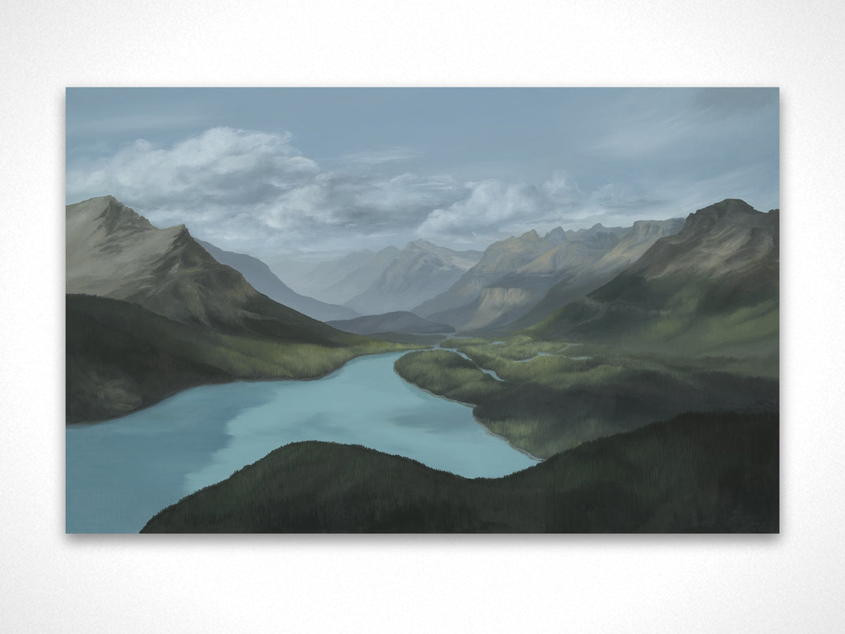 Peyto II by Mel P, fine art print