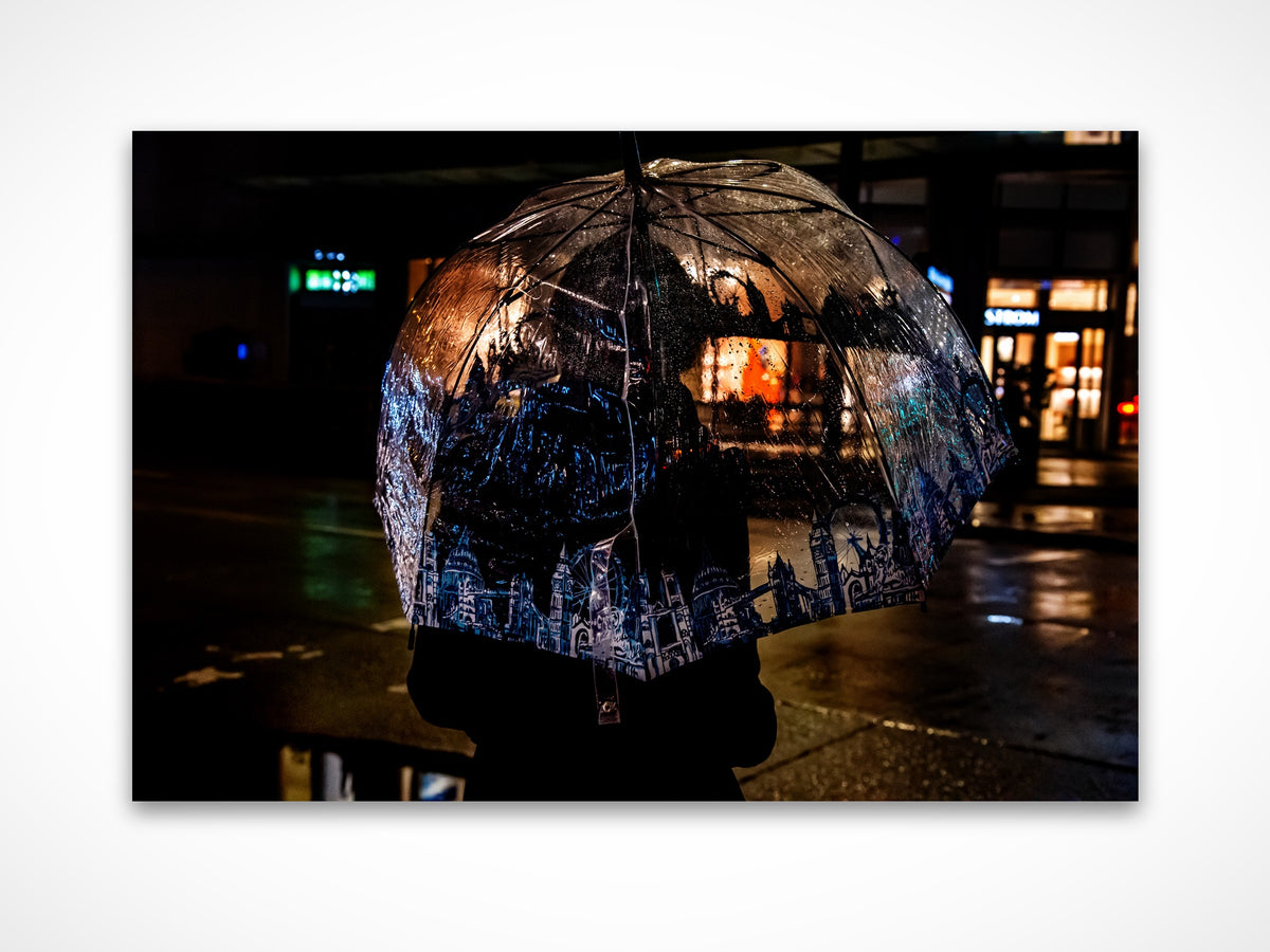 Robson Square Umbrella by Gord McCaw, fine art print