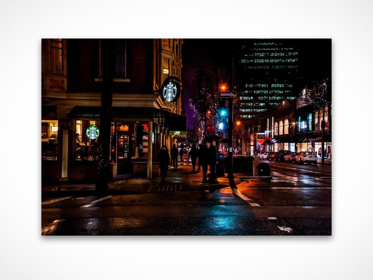 Robson & Thurlow by Gord McCaw, fine art print