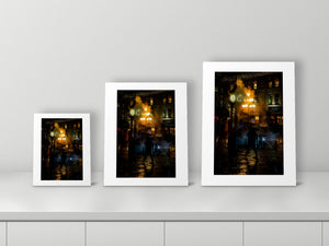 Steam Clock by Gord McCaw, 11x14, 16x20 and 18x24 prints side by side