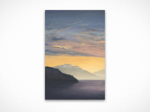 What the Mountains See by Mel P, fine art print